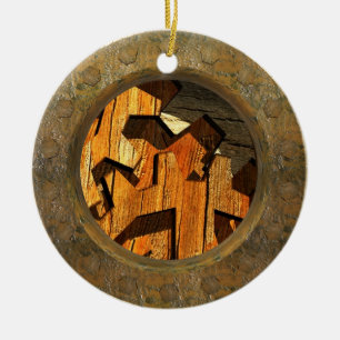 Ornamento De Cerâmica relógio steampunk