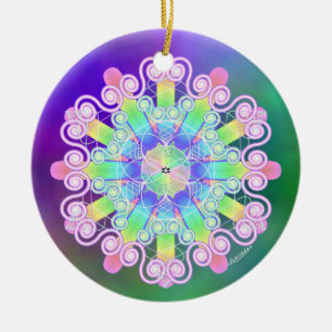 Ornamento De Cerâmica Remissão/delicadamente