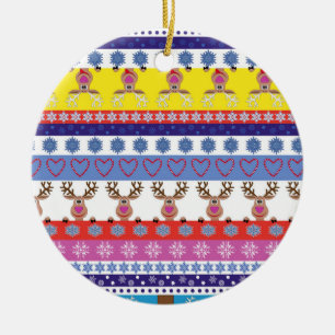 Ornamento De Cerâmica rena de natal