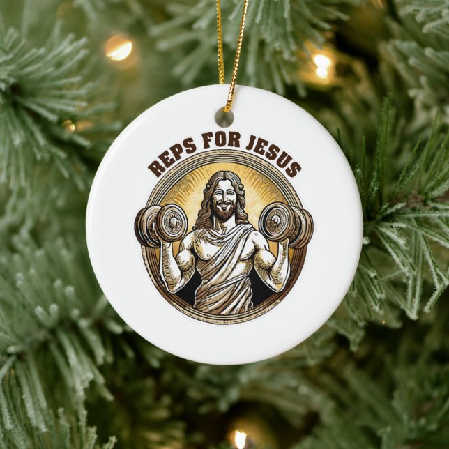 Ornamento De Cerâmica Reps para Jesus (Árvore)