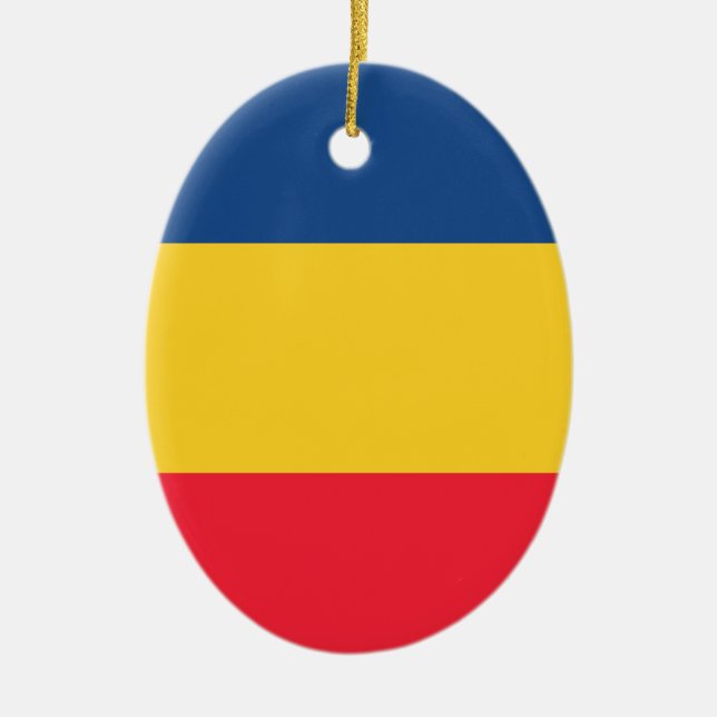 Ornamento De Cerâmica República do Tchad (Frente)