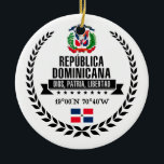 Ornamento De Cerâmica República Dominicana<br><div class="desc">República Dominicana</div>