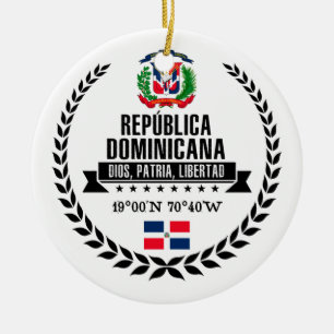 Ornamento De Cerâmica República Dominicana