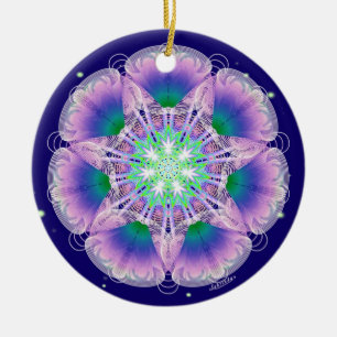 Ornamento De Cerâmica Respiração/consciência do anjo