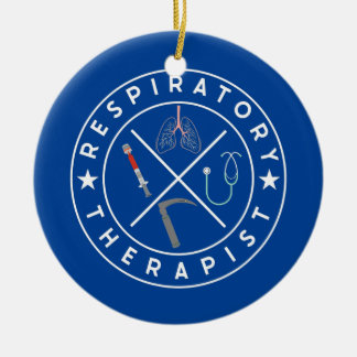 Ornamento De Cerâmica Respiratory Therapist Respiratory Care Week