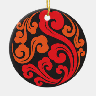 Ornamento De Cerâmica Restaurantes da lua de Shanghai & bar chineses 05