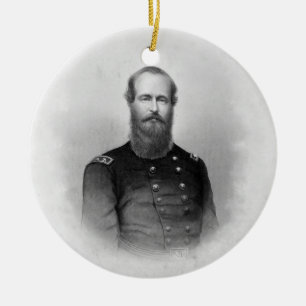 Ornamento De Cerâmica Retrato de Ulysses S. Grant