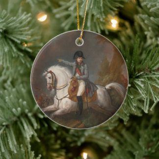 Ornamento De Cerâmica Retrato Equestre de Napoleão