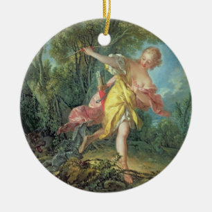 Ornamento De Cerâmica Rhea Sylvia que foge do lobo, 1756