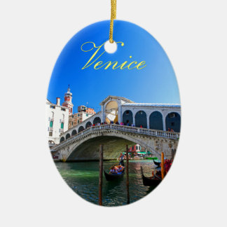 Ornamento De Cerâmica Rialto Bridge Veneza - Foto Pró