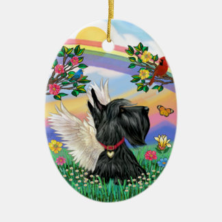 Ornamento De Cerâmica Rianbow Life - Scottish Terrier
