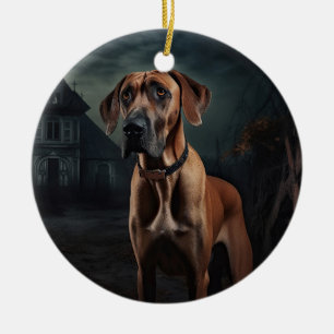 Ornamento De Cerâmica Ridgeback Ridgeback Halloween Ascary