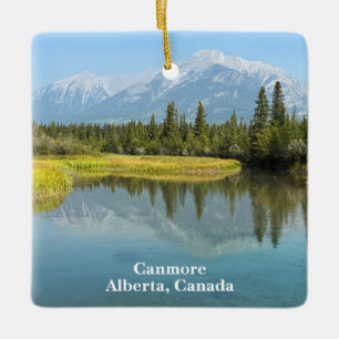 Ornamento De Cerâmica Rio Bow em Canmore Canadá
