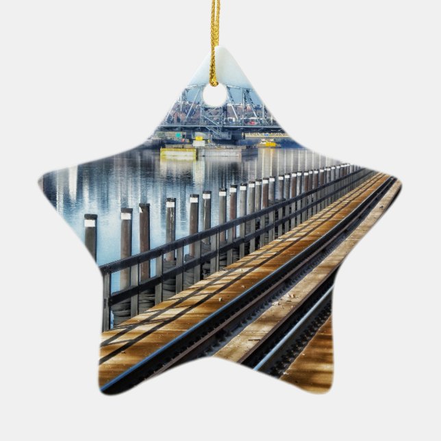 Ornamento De Cerâmica rio das construções bronx Nova Iorque (Frente)