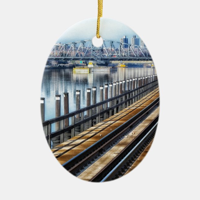 Ornamento De Cerâmica rio das construções bronx Nova Iorque (Frente)