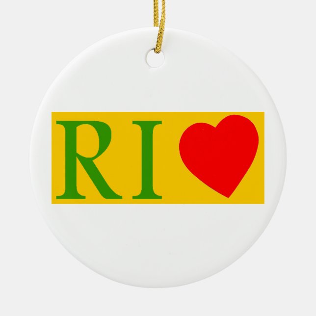 Ornamento De Cerâmica Rio de Janeiro (Frente)