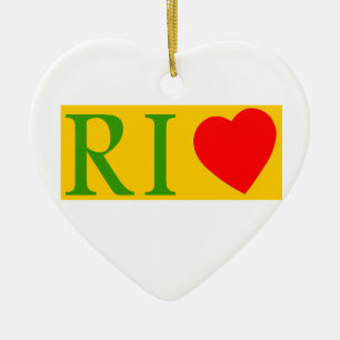 Ornamento De Cerâmica Rio de Janeiro de janeiro love