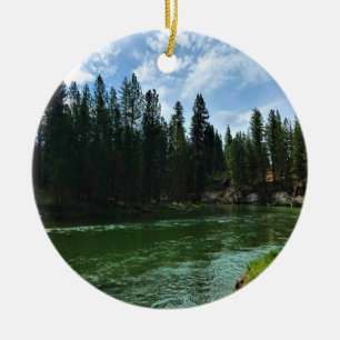 Ornamento De Cerâmica Rio Deschutes, Oregon