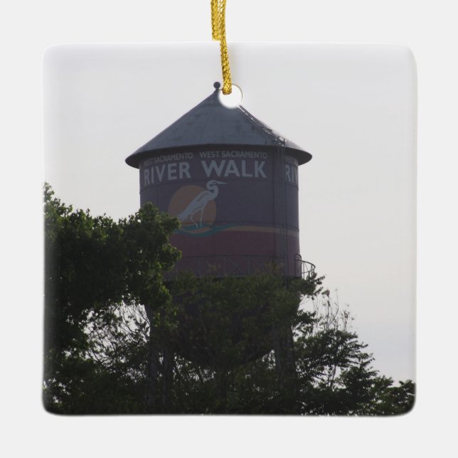 Ornamento De Cerâmica Rio Sacramento (Frente)