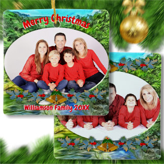 Ornamento De Cerâmica Rio Vallarta, Natal Familiar, Sul 0366