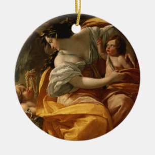 Ornamento De Cerâmica Riqueza (óleo em canvas)