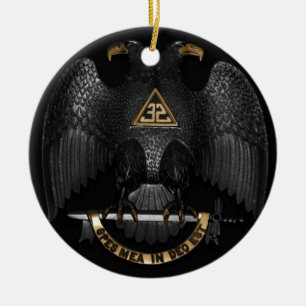 Ornamento De Cerâmica Rito escocês pedreiro Eagle de 32 graus