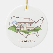 Road Trip USA Ornament
