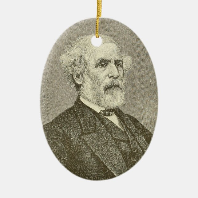 Ornamento De Cerâmica Robert E. Lee (Frente)
