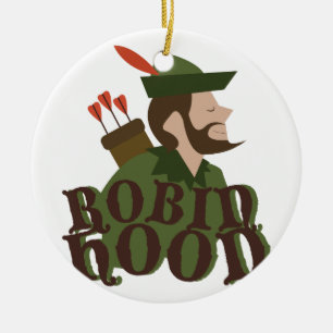 Ornamento De Cerâmica Robin Hood