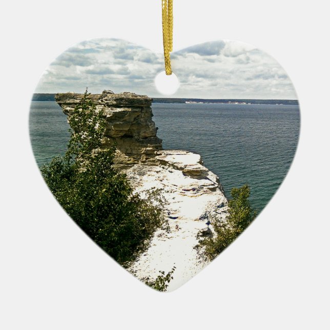 Ornamento De Cerâmica Rochas da imagem (Frente)