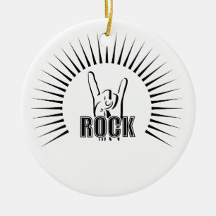Ornamento De Cerâmica Rock