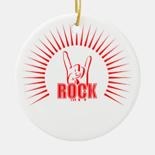 Ornamento De Cerâmica Rock