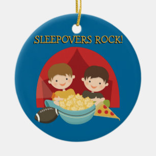 Ornamento De Cerâmica Rock Sleepovers