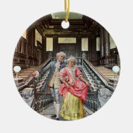 Ornamento De Cerâmica Rococo