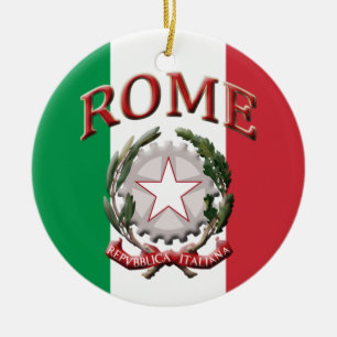 Ornamento De Cerâmica Roma Italia