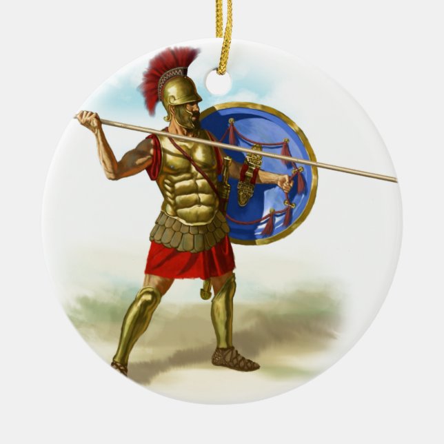 Ornamento De Cerâmica romanos (Frente)