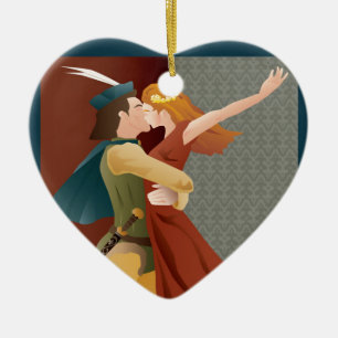 Ornamento De Cerâmica Romeo e Juliet, balé