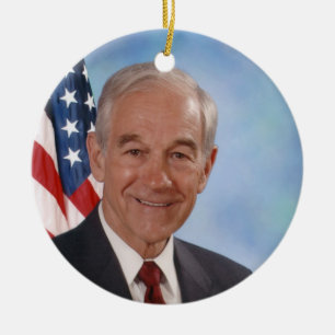 Ornamento De Cerâmica Ron Paul
