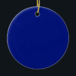 Ornamento De Cerâmica Rosa<br><div class="desc">Marinho ornamento azul - Você pode adicionar seu texto ao ornamento.</div>