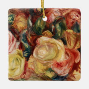 Ornamento De Cerâmica Rosas (1912) apresentada por Pierre-Auguste Renoir