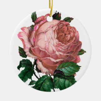 ORNAMENTO DE CERÂMICA ROSE DE PINCO BRUTO