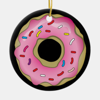 Ornamento De Cerâmica Rosquinha