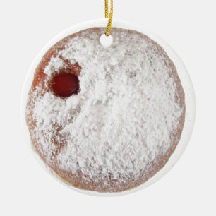 Ornamento De Cerâmica Rosquinha da geléia