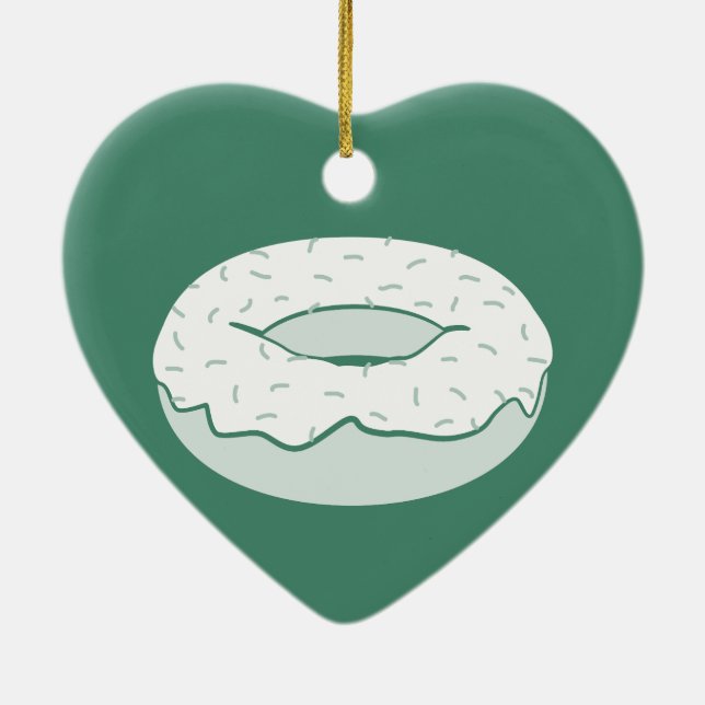 Ornamento De Cerâmica rosquinhas (Verso)