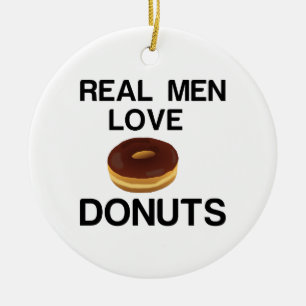 ORNAMENTO DE CERÂMICA ROSQUINHAS REAIS DE AMOR DE HOMENS