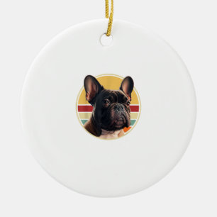 Ornamento De Cerâmica Roupas de Roupas Francesas Engraçadas para Bulldog