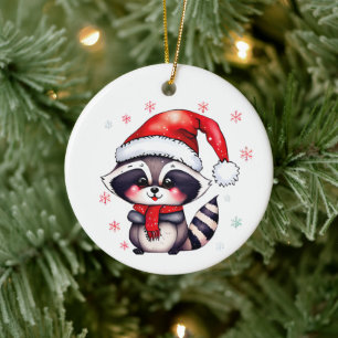 Ornamento De Cerâmica Rowan The Raccoon