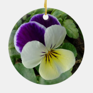 Ornamento De Cerâmica Roxo