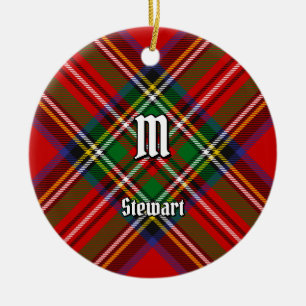 Ornamento De Cerâmica Royal Stewart Tartan