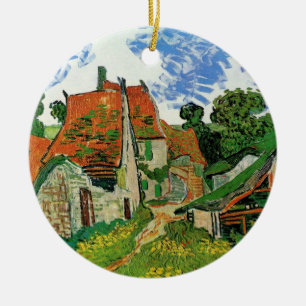 Ornamento De Cerâmica Rua da Aldeia por Vincent van Gogh